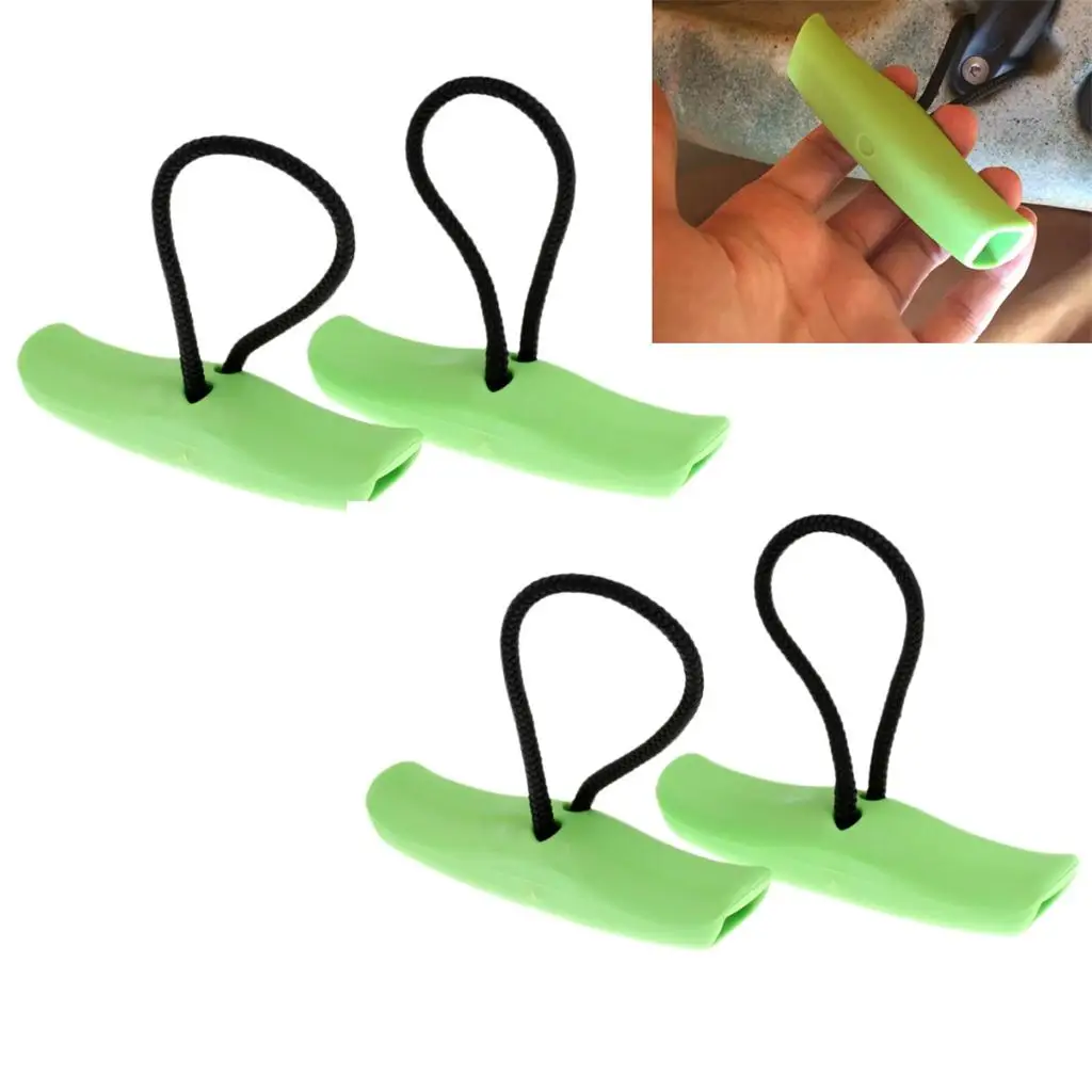 

4 Pieces Kayak Canoe Toggle Carry Handle with Cord Replacement Accessories