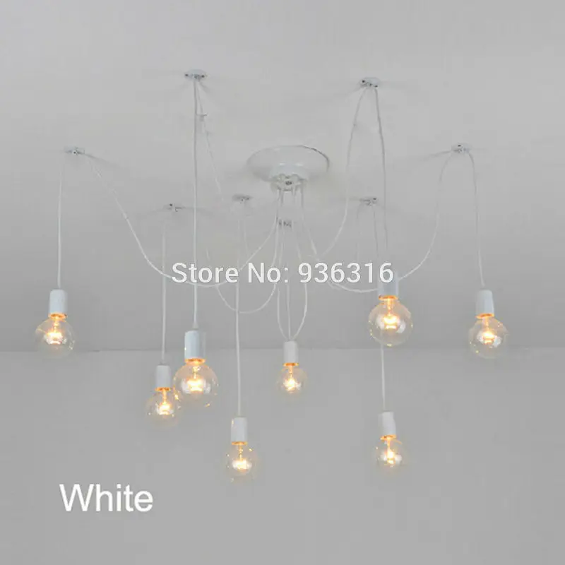 Современная Скандинавская ретро люстра Эдисона винтажная Лофт антикварная
