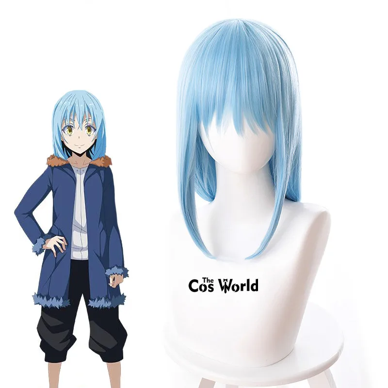 Wig В этот раз я перевоплотился в слизи Tensei shitara Slime Datta Ken Rimuru буря пальто куртки верхняя одежда костюмы для косплея - Цвет: Wig