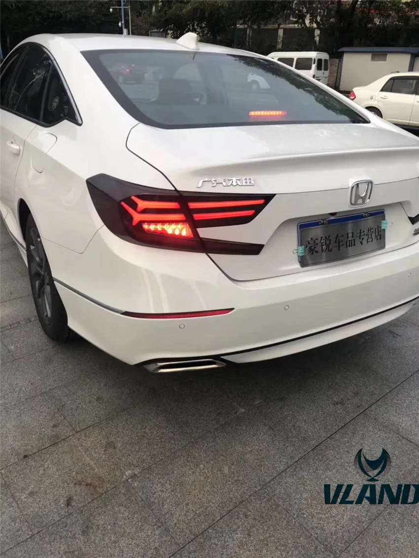 2018 год светодиодный задний фонарь для Honda Accord 10th Gen Автомобильный торможения с