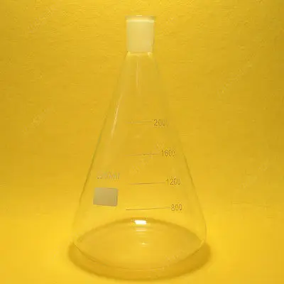 Лабораторная посуда Erlenmeyer Flask емкость 2000 мл 24/40 2 литра|glassware cup|glassware redflask gift |