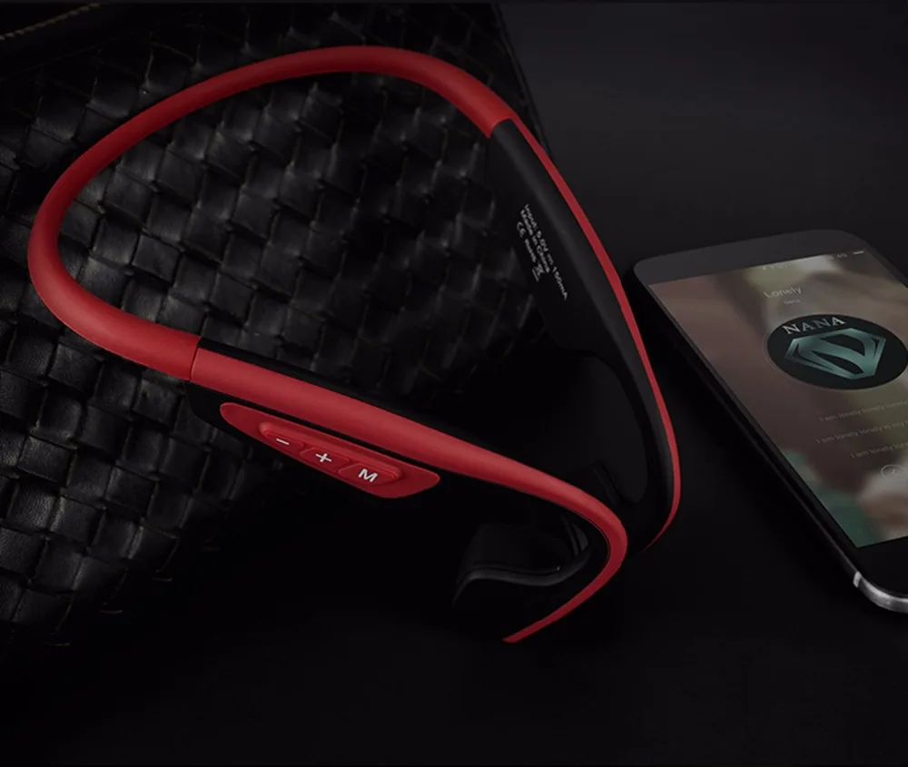 S. Носить LF-19 беспроводной Bluetooth гарнитура водонепроницаемый стерео шеи ремень наушников костной проводимости NFC Hands-free наушники