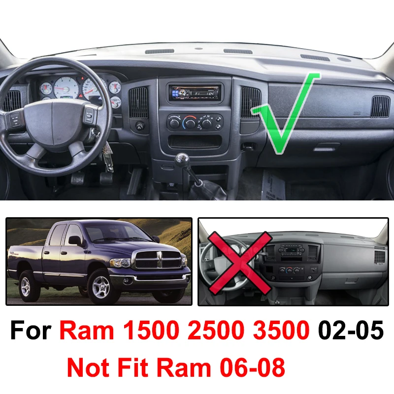 Коврик для приборной панели Dodge Ram 1500 2500 3500 2002 2003 2004 2005 | Автомобили и мотоциклы