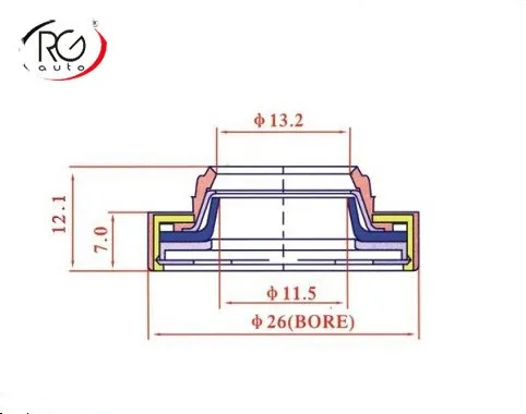 Резиновое уплотнение вала компрессора для кондиционера автомобиля|seal types|seal