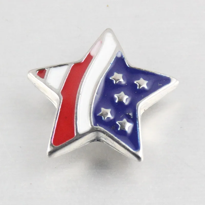 Новый дизайн 12 шт. металлические пятиконечные эмалированные пуговицы сделай сам