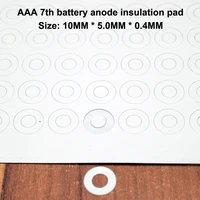 100pcslot aaa 7 lithium battery anode meson insulation pad hollow tip insulation fast pakistani paper gasket