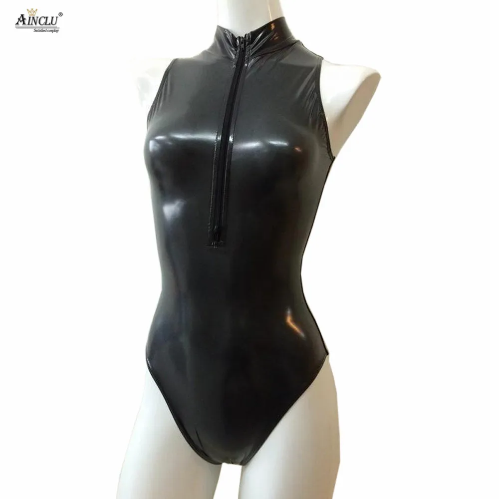 Ainclu womens performance Zentai Cosplay Anime Second Element Lovely Sister Sexy open Breast Swimsuit adults Half Tights | Тематическая