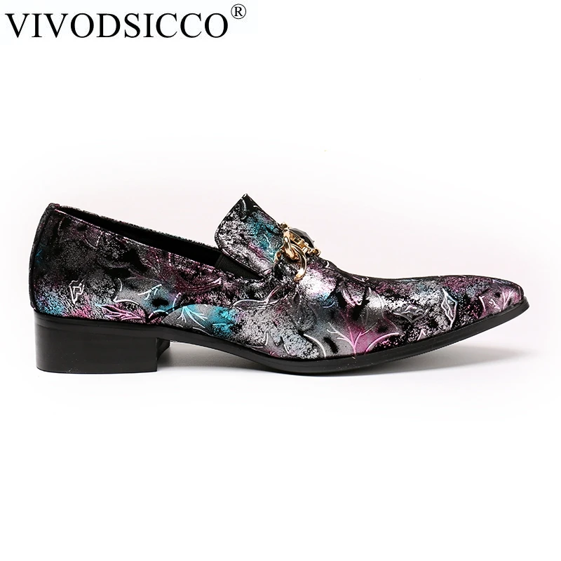 VIVODSICCO/модные мужские оксфорды из натуральной кожи; деловая Мужская обувь; брендовая мужская Свадебная обувь; Мужские модельные туфли; zapatos hombre