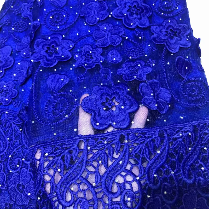 Кружевная ткань французский шнур большой камень новая кружевная в африканском