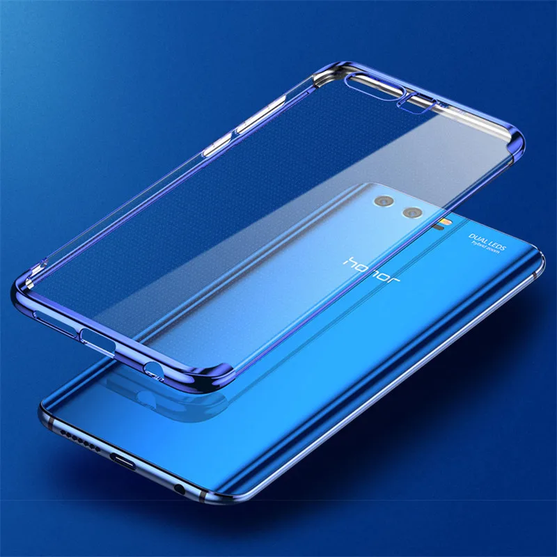 NFH роскошный покрытый ТПУ чехол для Huawei Honor 9 Прозрачный Ультра Тонкий силиконовый