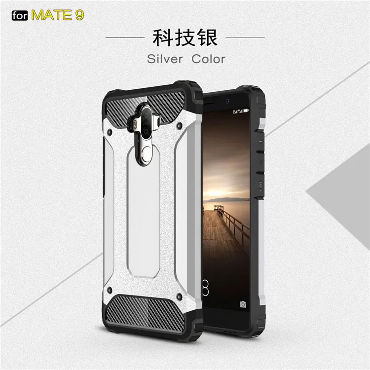Hybrid Hard Case for Huawei P8 P9 Lite Plus Mate 8 S Honor V8 5C 5X 7 6S 6X Y6 Pro 5A Full Back Cover Armor New Man Cases |