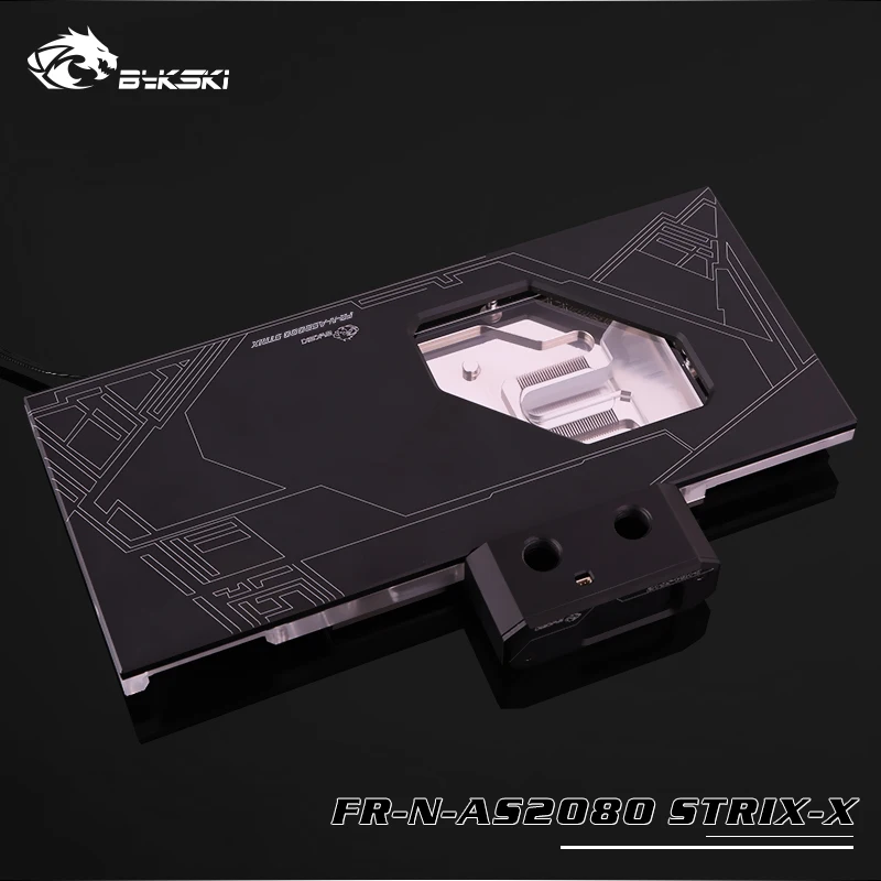 FR N AS2080 STRIX X Bykski GPU блок водяного охлаждения работать с материнской платой ASUS ROG RTX