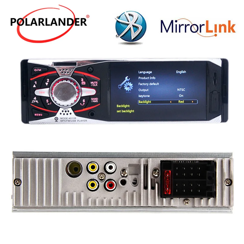 Автомагнитола с MP3 плеером/MP5/FM 12 В USB SD AUX 4 1 дюйма|Автомобильные радиоприемники| |