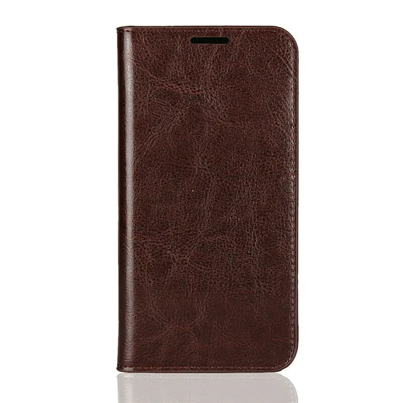Coffee ZEALLION для Nokia 2,1 3,1 5,1 640 950XL 7 Plus X6 натуральная Crazy Horse кожа флип Стенд чехол - Цвет: Coffee