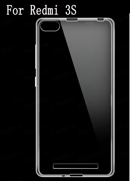 Чехол для Xiaomi Redmi 3/3S/4A/4X/Pro /Note 4X /Note3 /Note2 тонкий прозрачный мягкий чехол силиконовый