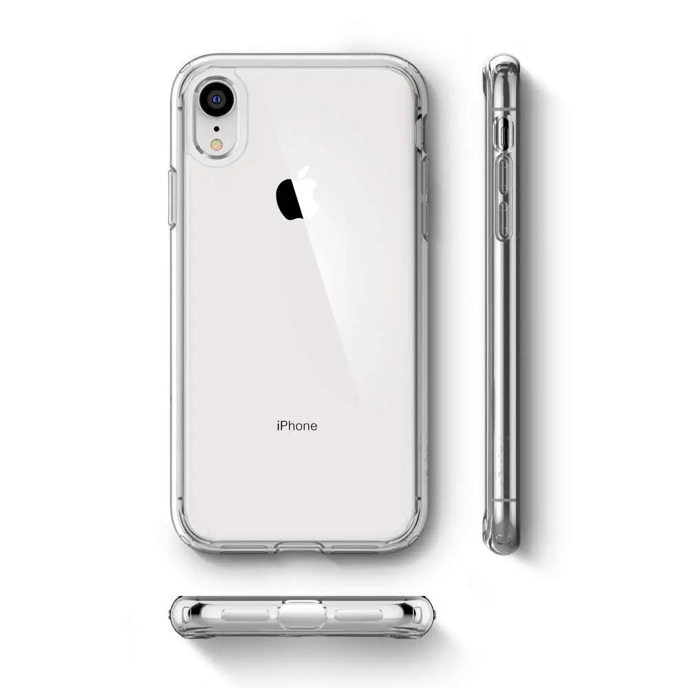 100% Оригинальные ультрагибридные прозрачные чехлы SPIGEN для iPhone XR (6 1 дюйма) - купить
