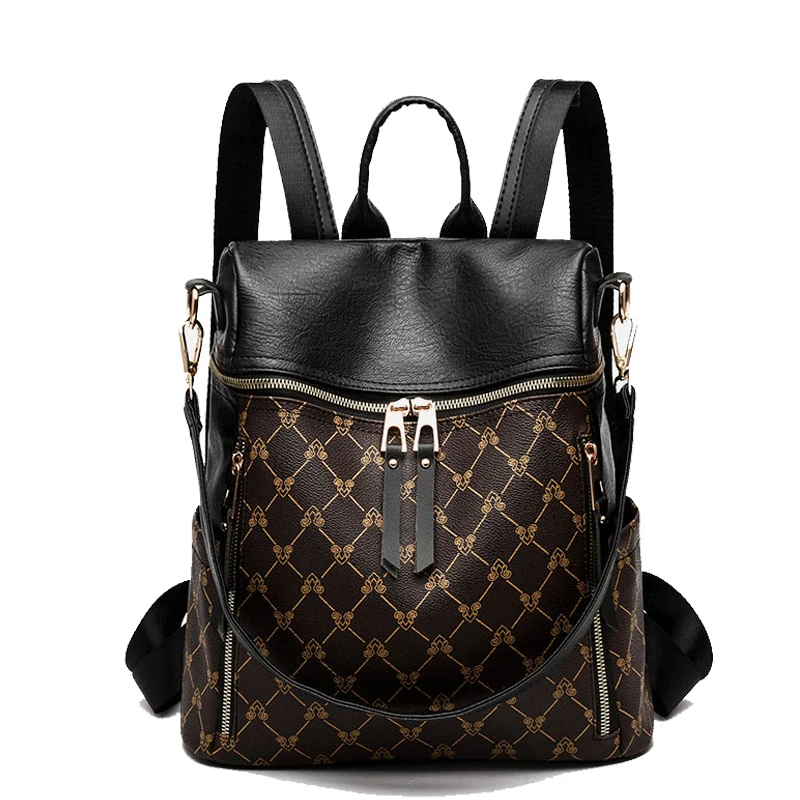 Новый Рюкзак Mochila Feminina женский рюкзак из искусственной кожи в стиле ретро