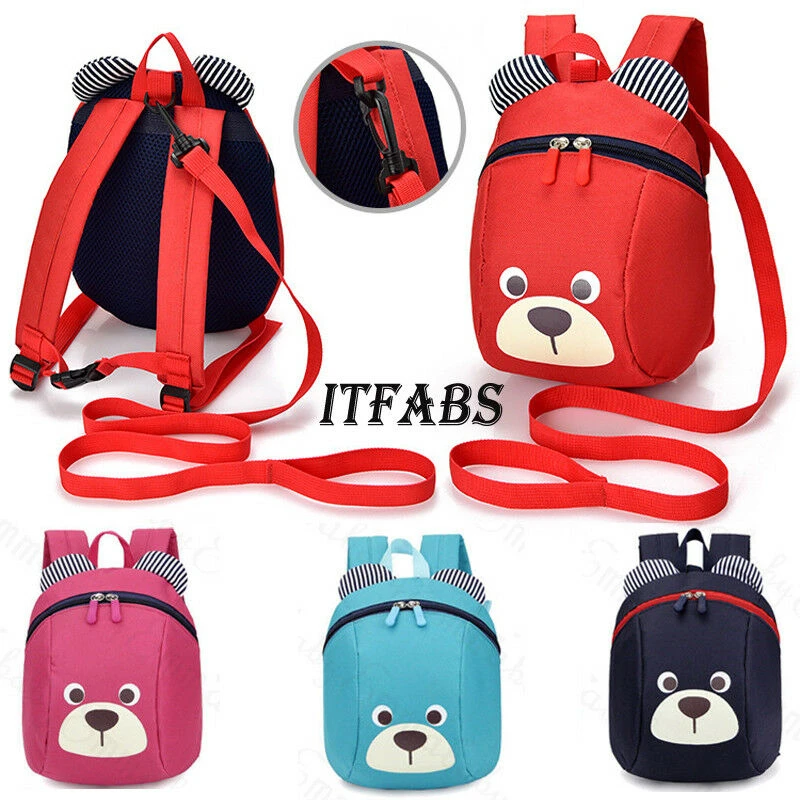 

Cute Toddler Kids Children Travel Boys Girls Cartoon Backpack Schoolbag Bag Rucksack
