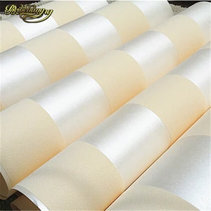 Рулон обоев 10 м Современный простой стиль 3D обои в полоску ярко-розовые Бежевые Коричневые обои кремового белого фона настенная лента