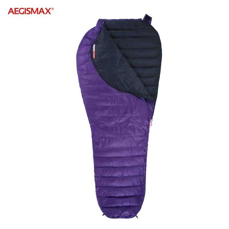 Nano-M-Purple Aegismax Nano горячий стиль водоотталкивающий белый гусиный пух Сверхлегкий Мумия спальный мешок Открытый Туризм Кемпинг 700FP - Цвет: Nano-M-Purple