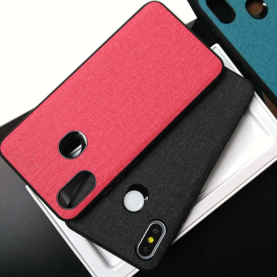 Чехол для Xiaomi Redmi Note 6 Pro чехол 5 задняя крышка Note5 силиконовый тканевый |