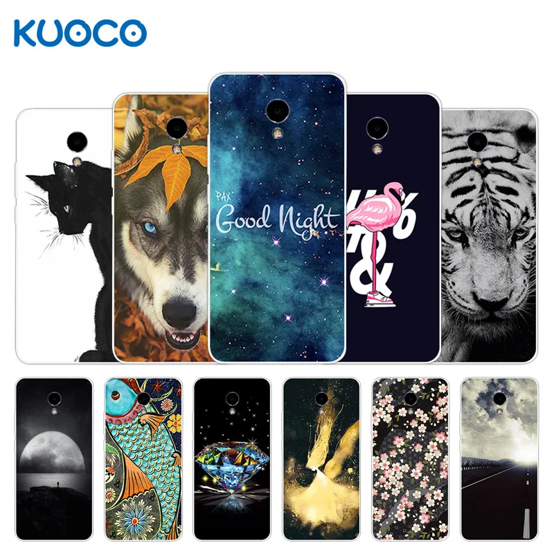 Чехол для Meizu M5 Note Blue Charm 5 Note5 силиконовый чехол с тигром Shell|case for meizu|case designercase |