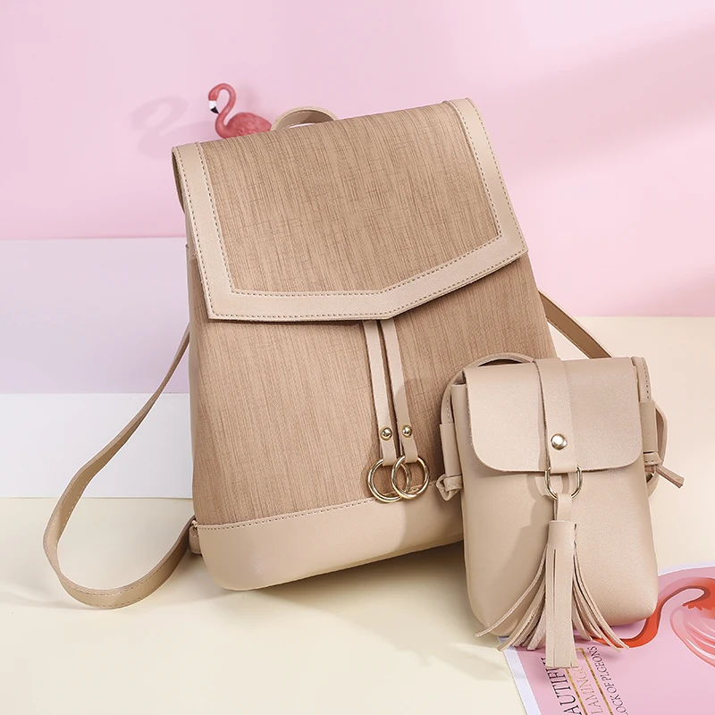 Роскошные лунные винтажные Рюкзаки Женские 2 шт. классический рюкзак для девочек