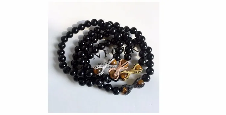 Mcllroy DIY Strand браслеты бусины 8 мм матовые бусы из камня баланс лапы Bracelete Feminino Йога рейки Молитва бисера