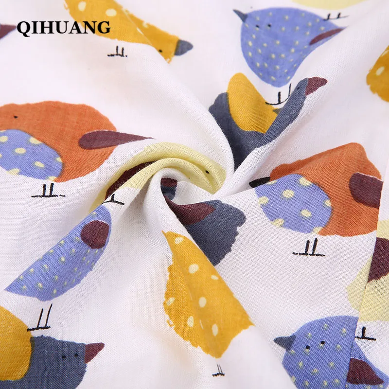 Рубашка QIHUANG Женская хлопковая рубашка с коротким рукавом и принтом цыпленка