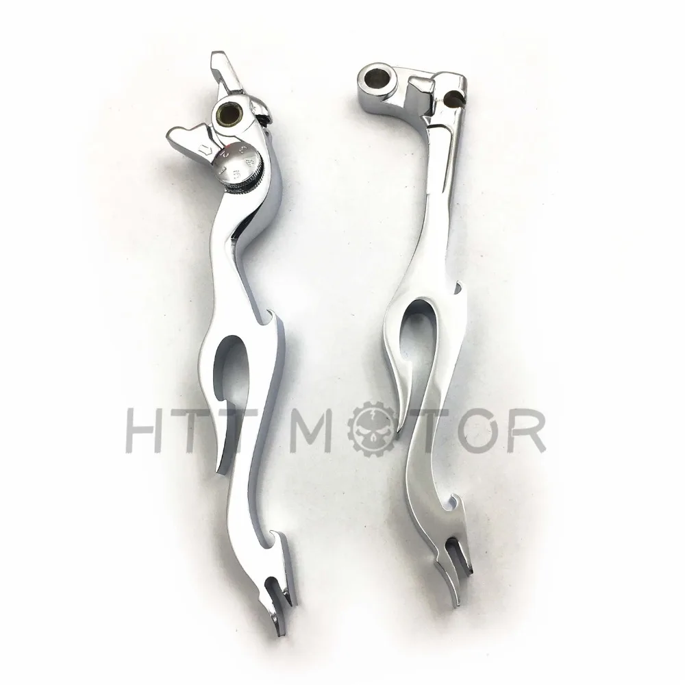 Aftermarket free shipping motorcycle parts Brake Clutch Flame Hand Lever Fit for yamaha YZF R1 R6 R6S FZ1 FZS1000 CHROMED | Автомобили и