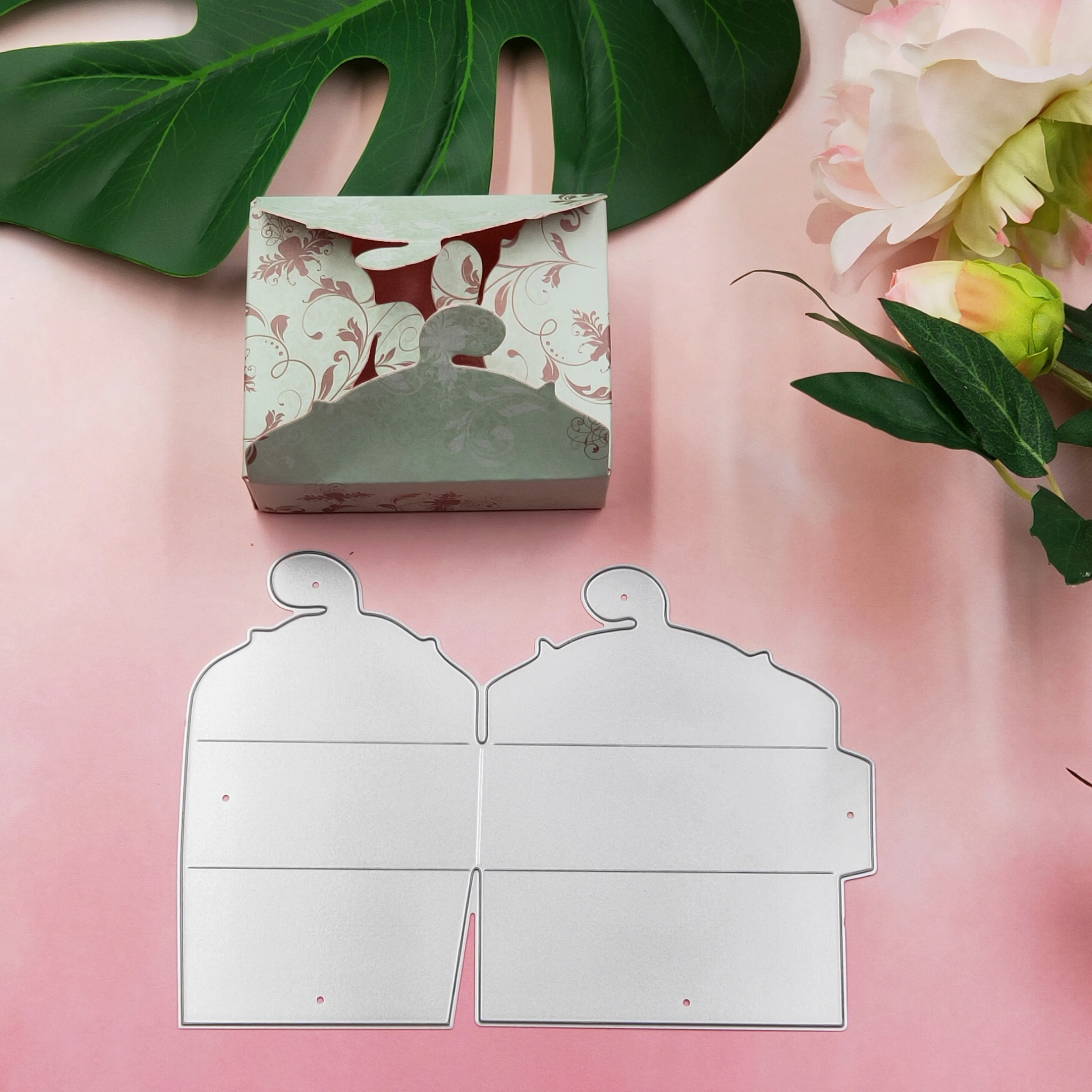 3D коробка металлическая высекальная штамповка сделай сам Скрапбукинг доска для