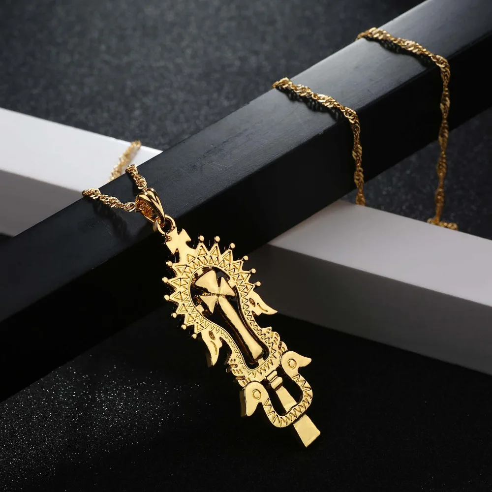 Женское и мужское ожерелье с подвеской в виде креста|ethiopian cross pendant|ethiopian crossnecklace