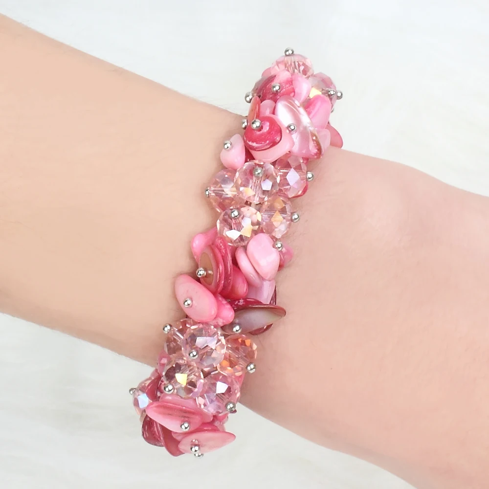 Браслет и браслет ручной работы в стиле бохо из ракушек натуральных