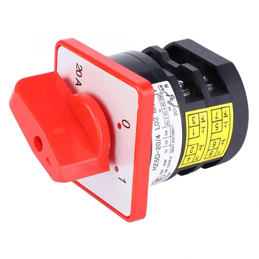 380V 20A 4KW 3-Position 6 Terminals Changeover Selector Control Switch Cam Generator new | Обустройство дома