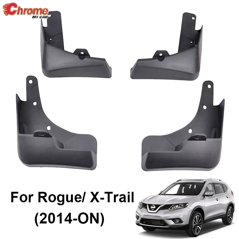 Брызговики для Nissan Rogue X Trail T32 2014 2015 2016 2017 комплект передние и задние брызговики