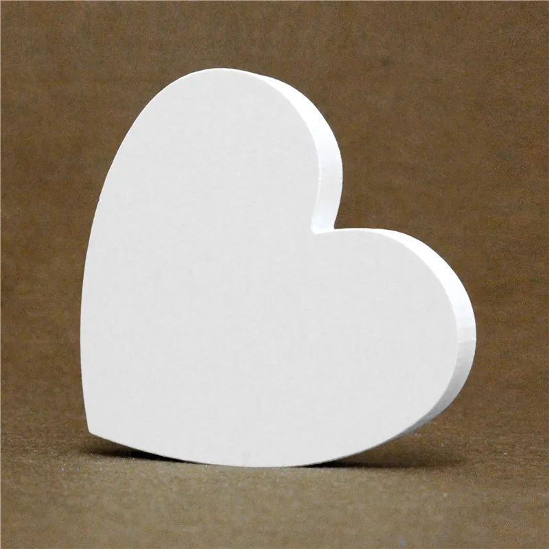 Symmetric heart Diy Freestanding thick 15MM Wood Wooden Letters White Alphabet Wedding Birthday Party Home Decorations Personalised Name Design - Цвет: Symmetric heart