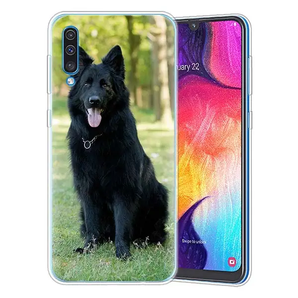 08 Немецкой овчарки силиконовые чехлы для samsung Galaxy A71 A51 A90 5G A10 A30 A40 A50 A70 A6 A7 A8+ A9 M30 M40 мягкий чехол для мобильного телефона - Цвет: 08