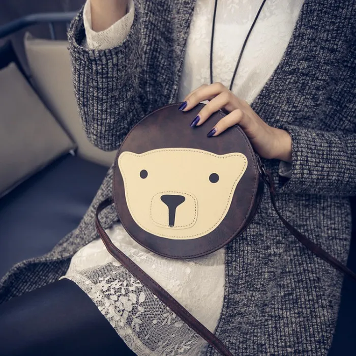 Новый 2017 осень женская сумка маленький круглый пакет мешочки мини | Багаж и сумки