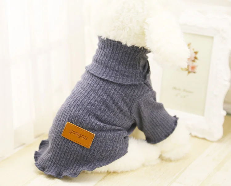 2017 new dogs cats sweaters clothes doggy spring autumn knitted wear costume puppy vest clothing pet dog cat suit 1pcs XS-XXL | Дом и сад