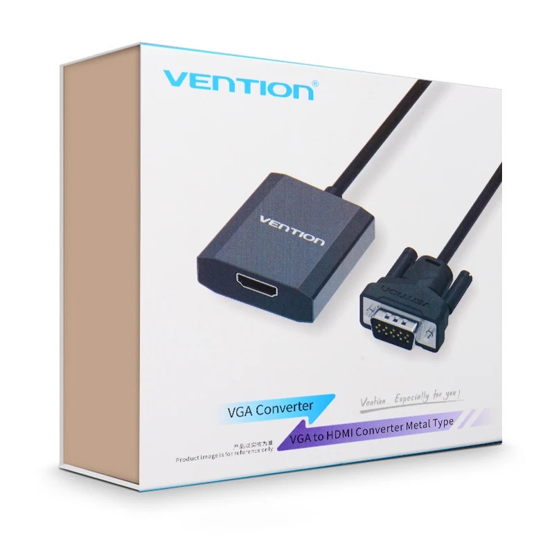 Vention преобразователь из VGA в HDMI кабель адаптер с аудио 1080P для ПК ноутбука к HDTV