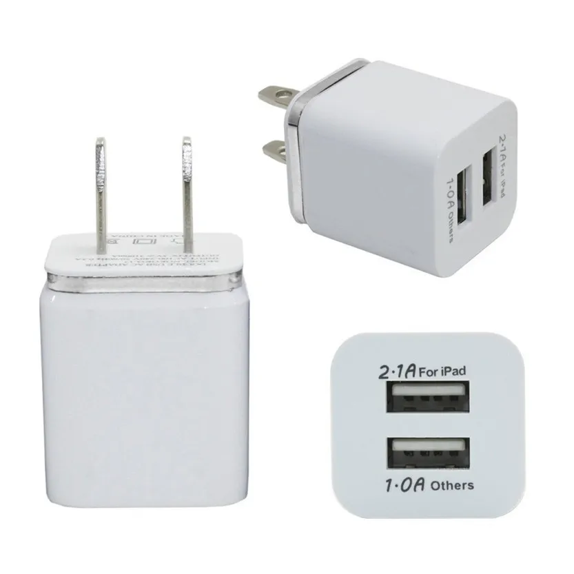 Домашний дорожный двойной порт AC USB настенное зарядное устройство July21 #2 Прямая
