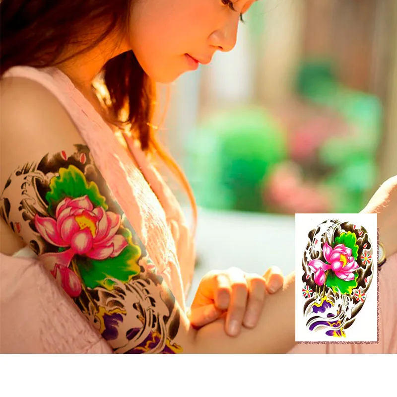 MANZILIN 13 шт./компл. новая временная татуировка наклейка цветы Тотем слона боди-арт