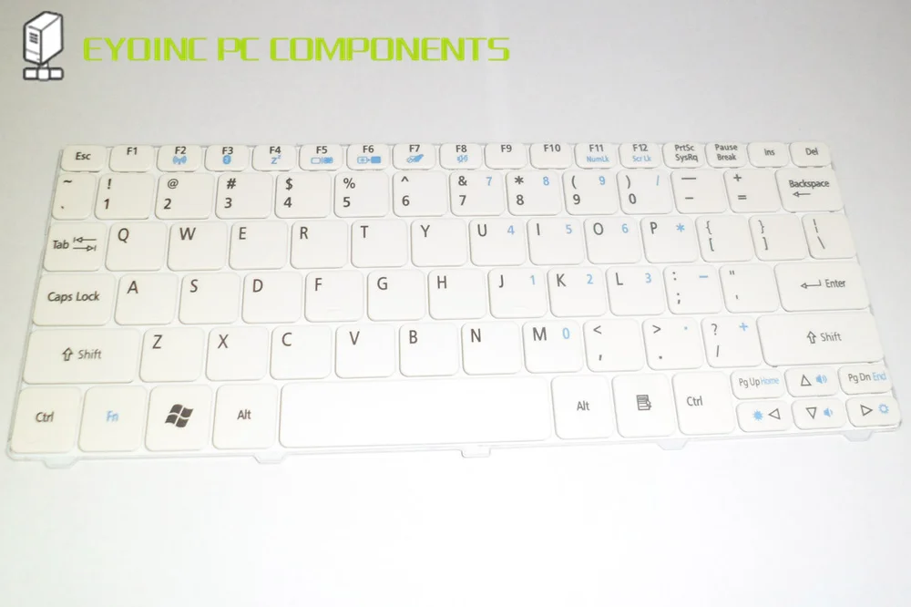 

Original US Layout Keyboard Replacement for Acer Aspire One AOD532H AO532H-2527 AO532H-2406 AO532H-2789 AO532H-2742 White