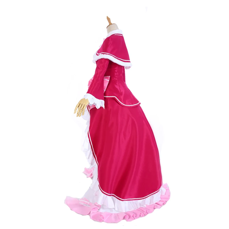 Новый аниме Re: жизнь в другой мир от нуля розово-красный Kawaii костюм Беатриче для