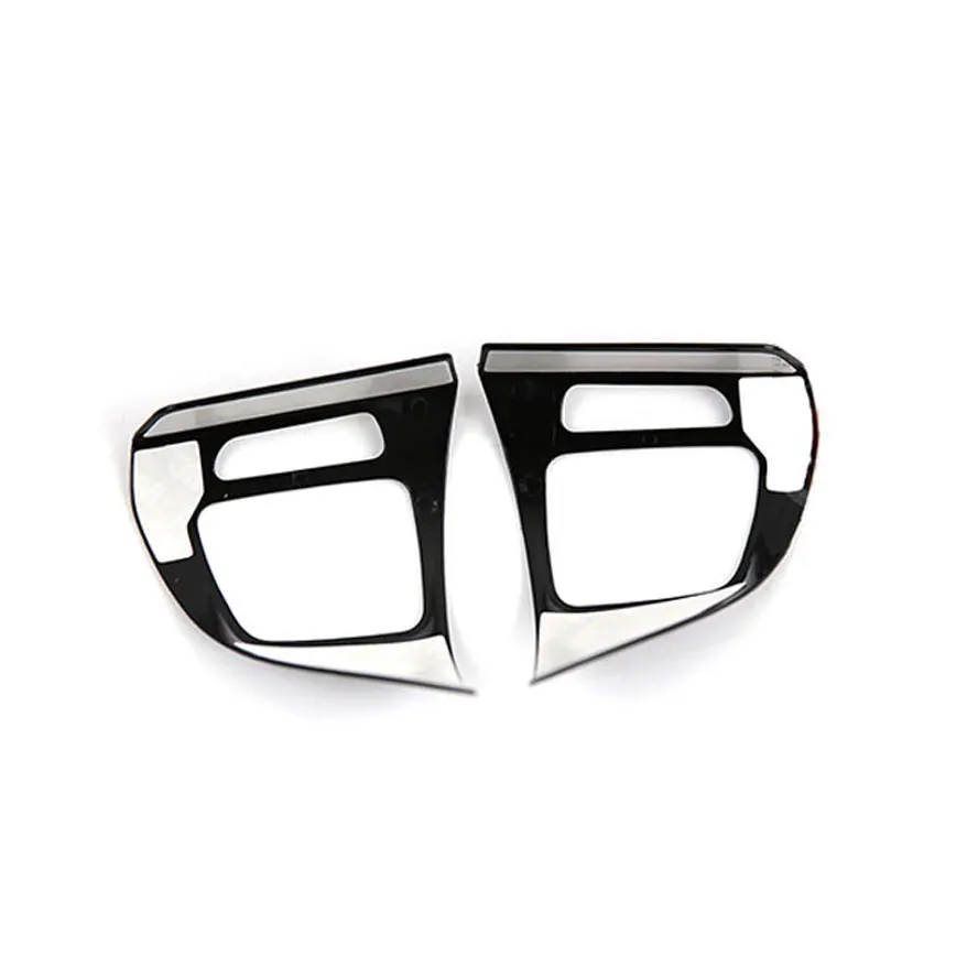 2 шт. черная крышка рулевого Декор колес декоративная рамка украшения для VW Tiguan