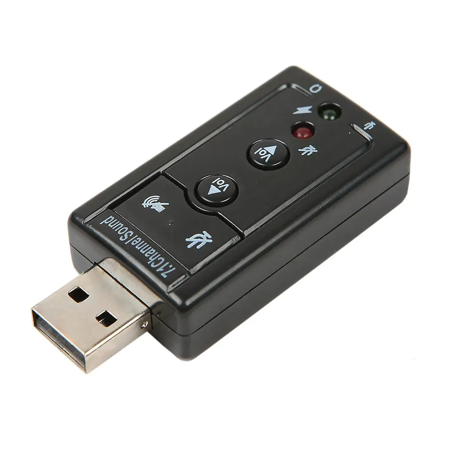 Звуковая карта kebidu 7 1 каналов USB 2 0 микрофон динамик аудиогарнитура с микрофоном