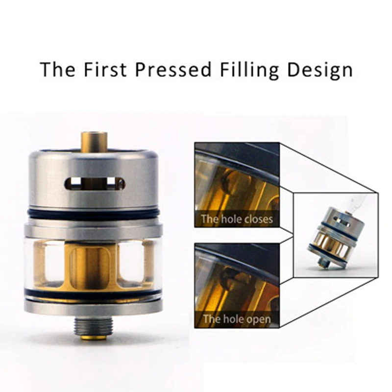 Original Advken Mad Hatter 24 RDTA Atomizer 3.5ml Tank Electronic Cigs 510 Thread Rebuildable Cartomizer | Электроника
