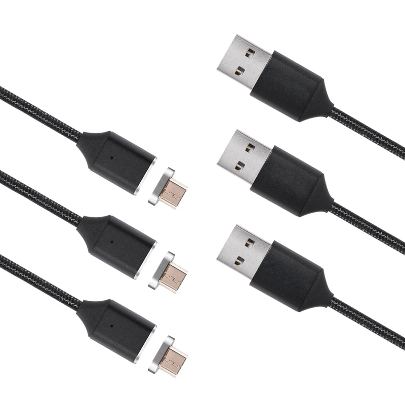 Магнитный нейлоновый плетеный кабель для быстрой зарядки Sony L36H Z2 L35H Z1 ASUS ZenFone 6