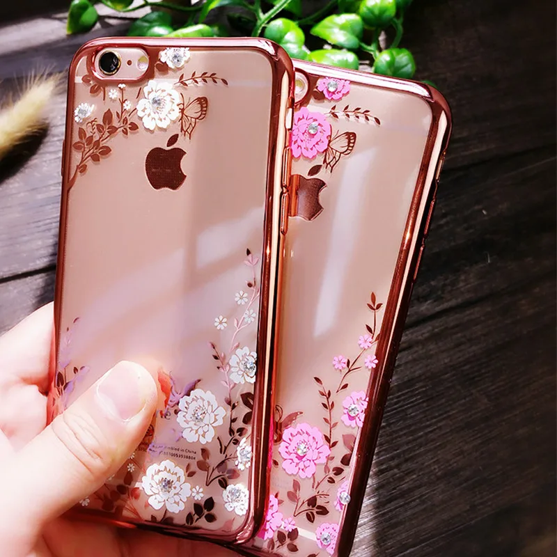 Capinha Para Шикарный цветок флора украшение с бриллиантами и стразами прозрачный