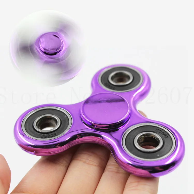 2017 Triangle Gyroscope Finger Spinner Fidget metal EDC finger For Autism and ADHD Anxiety Stress Relief Focus Toys Gift | Игрушки и